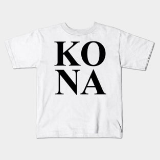 KONA SWIM BIKE RUN TRIATHLON Kids T-Shirt